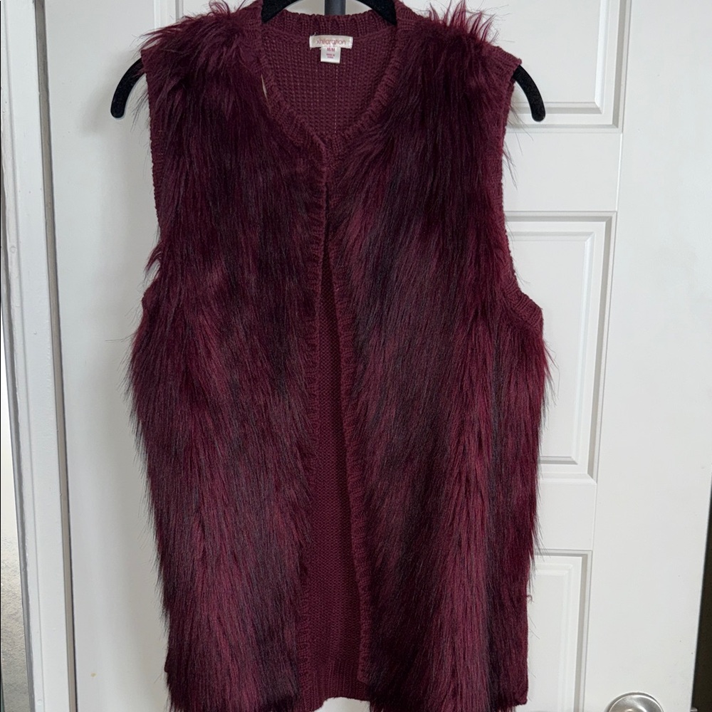 Xhilaration Maroon Knit Sweater